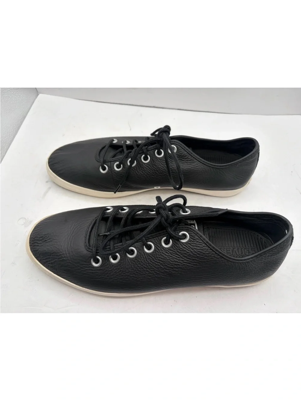 Converse All Star Sideways Ox Men size 11 Leather Casual Black Shoes - Picture 2 of 13